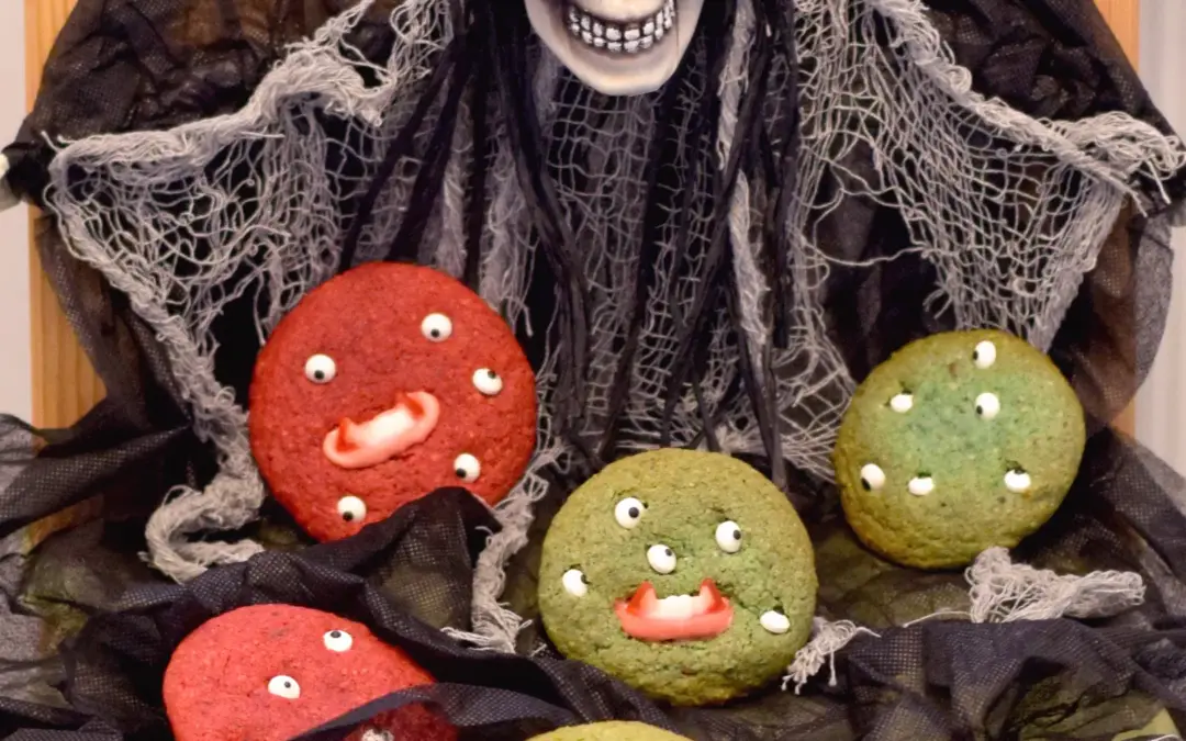 Gruslige Augen Kekse zu Halloween! Monster Cookies Rezept