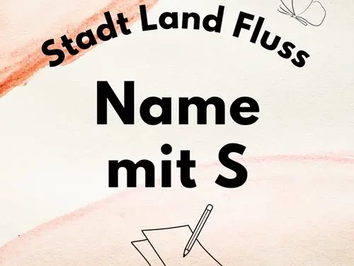 Name mit S – Stadt Land Fluss