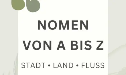 Nomen von A bis Z – Stadt Land Fluss
