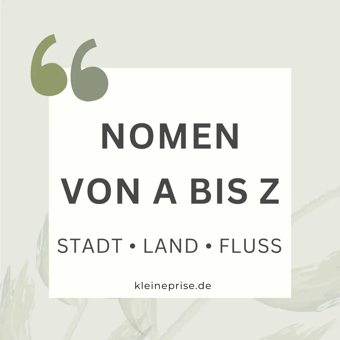 Nomen von A bis Z