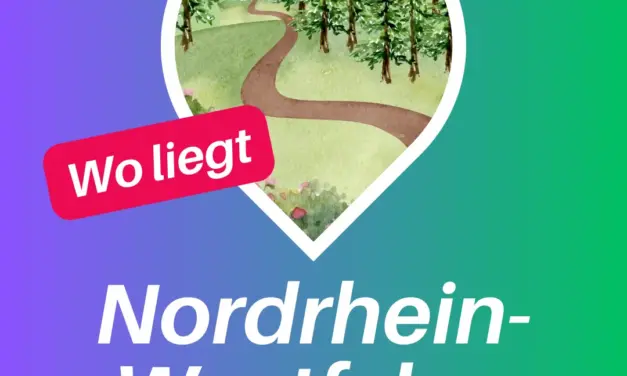 Wo liegt Nordrhein-Westfalen in Deutschland?