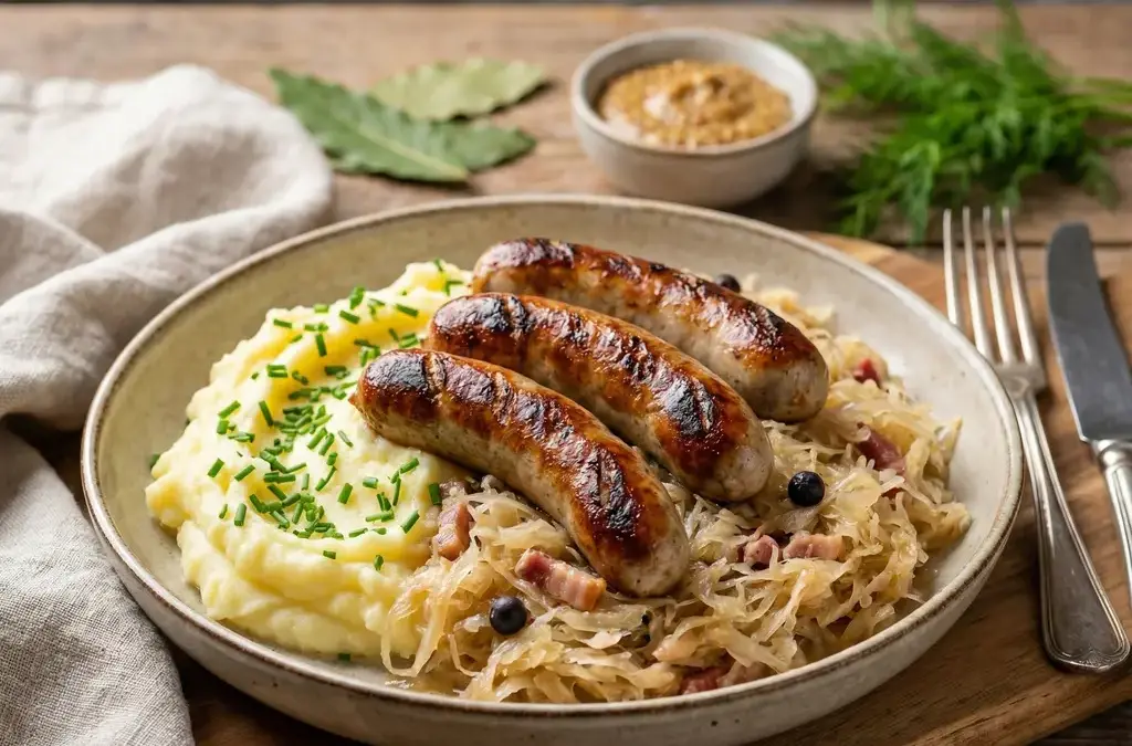 Zwiebelrostbraten – einfaches Rezept Nürnberger Würstchen mit Sauerkraut Rezept – einfach & gut