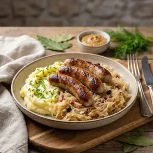 Nürnberger Würstchen mit Sauerkraut Rezept – einfach & gut Nürnberger Würstchen mit Sauerkraut