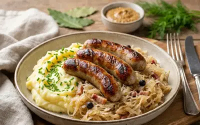 Overnight Oats mit Heidelbeeren in 3 Schritten Nürnberger Würstchen mit Sauerkraut Rezept – einfach & gut