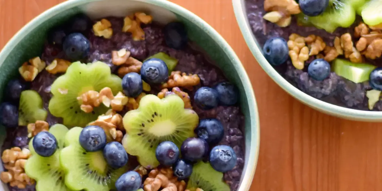 Overnight Oats mit Heidelbeeren in 3 Schritten