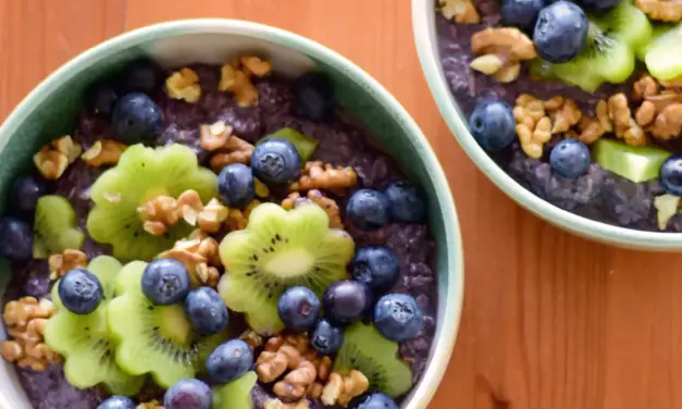 Overnight Oats mit Heidelbeeren in 3 Schritten