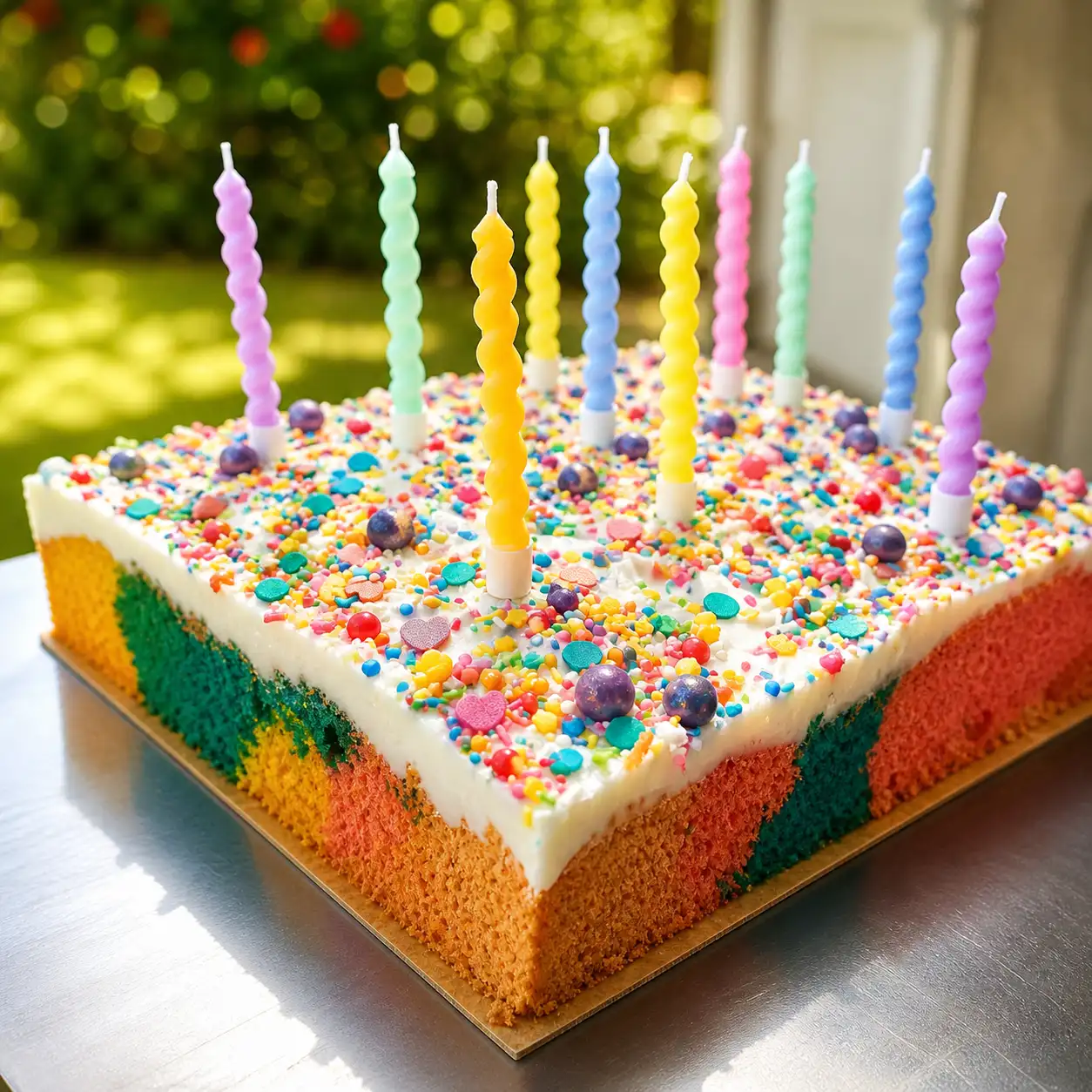 Papageienkuchen vom Blech für Kindergeburtstag Papageienkuchen vom Blech für Kindergeburtstag | Kleine Prise