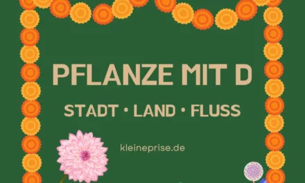 Pflanze mit D – Stadt Land Fluss