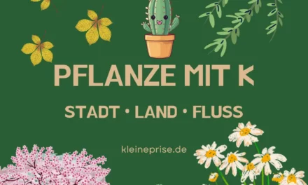 Pflanze mit K – Stadt Land Fluss