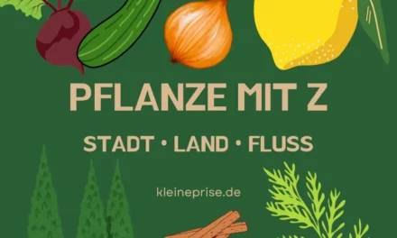 Pflanze mit Z – Stadt Land Fluss