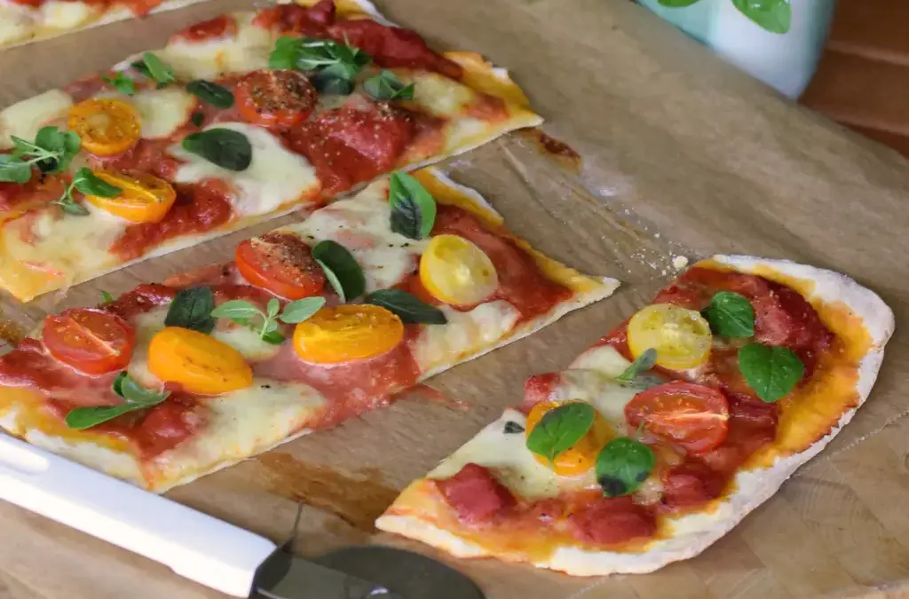 Pizza Teig ohne Hefe – einfache Blitzpizza