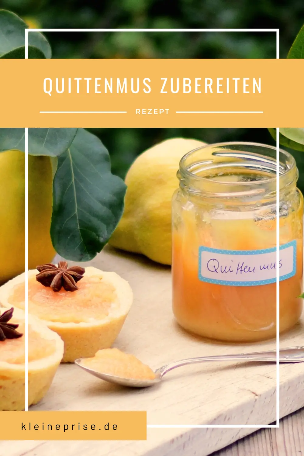 Pinterest: Quittenmus zubereiten