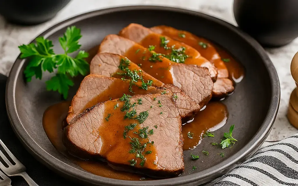 Klassischer Rinderbraten im Backofen – einfaches Rezept