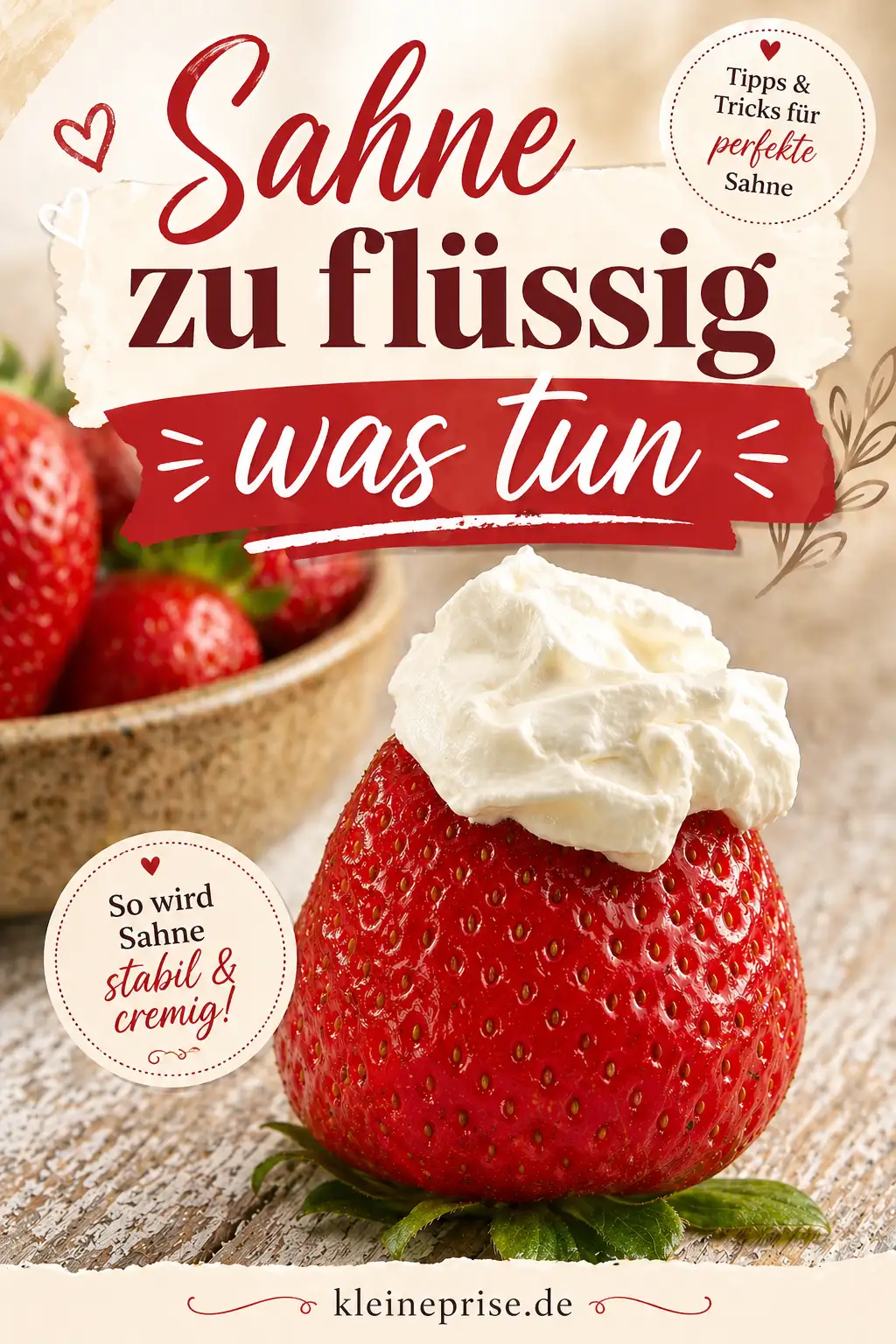 Pinterest: Sahne zu flüssig was tun Pinterest: Sahne zu flüssig - was tun?