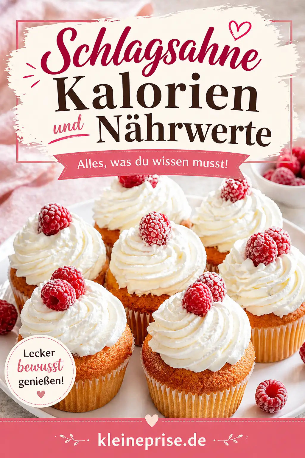 Pinterest: Schlagsahne Kalorien und Nährwerte – Alles was du wissen mußt Pinterest: Schlagsahne Kalorien und Nährwerte