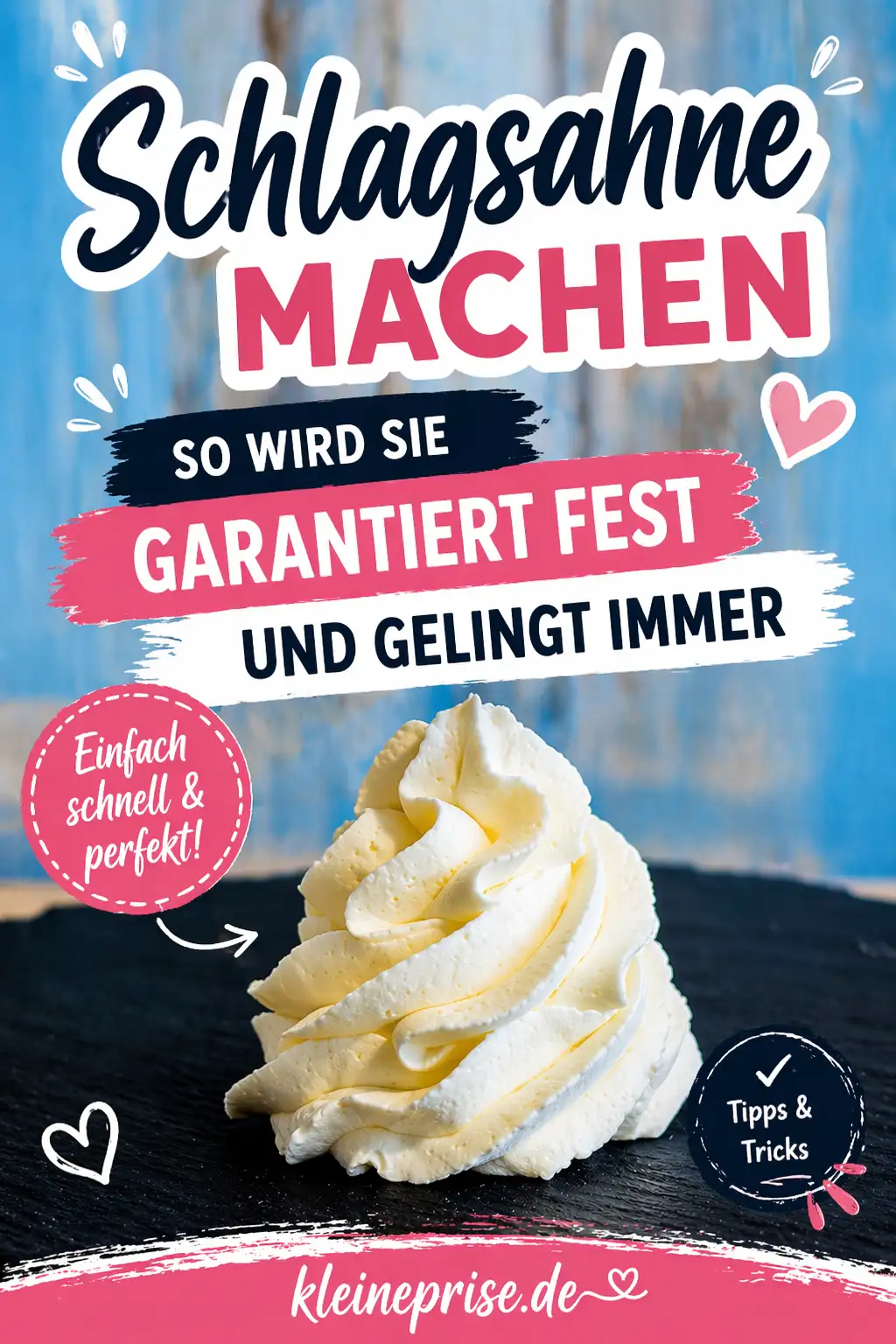 Pinterest: Schlagsahne machen – Rezept Pinterest: Schlagsahne machen