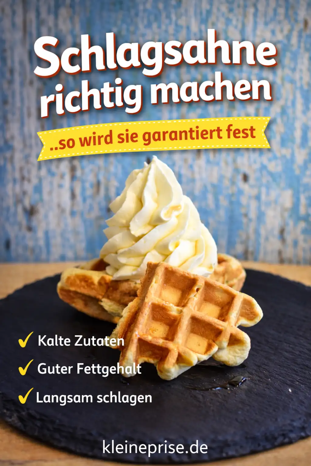Pinterest: Schlagsahne richtig machen – Rezept Pinterest: Schlagsahne richtig machen