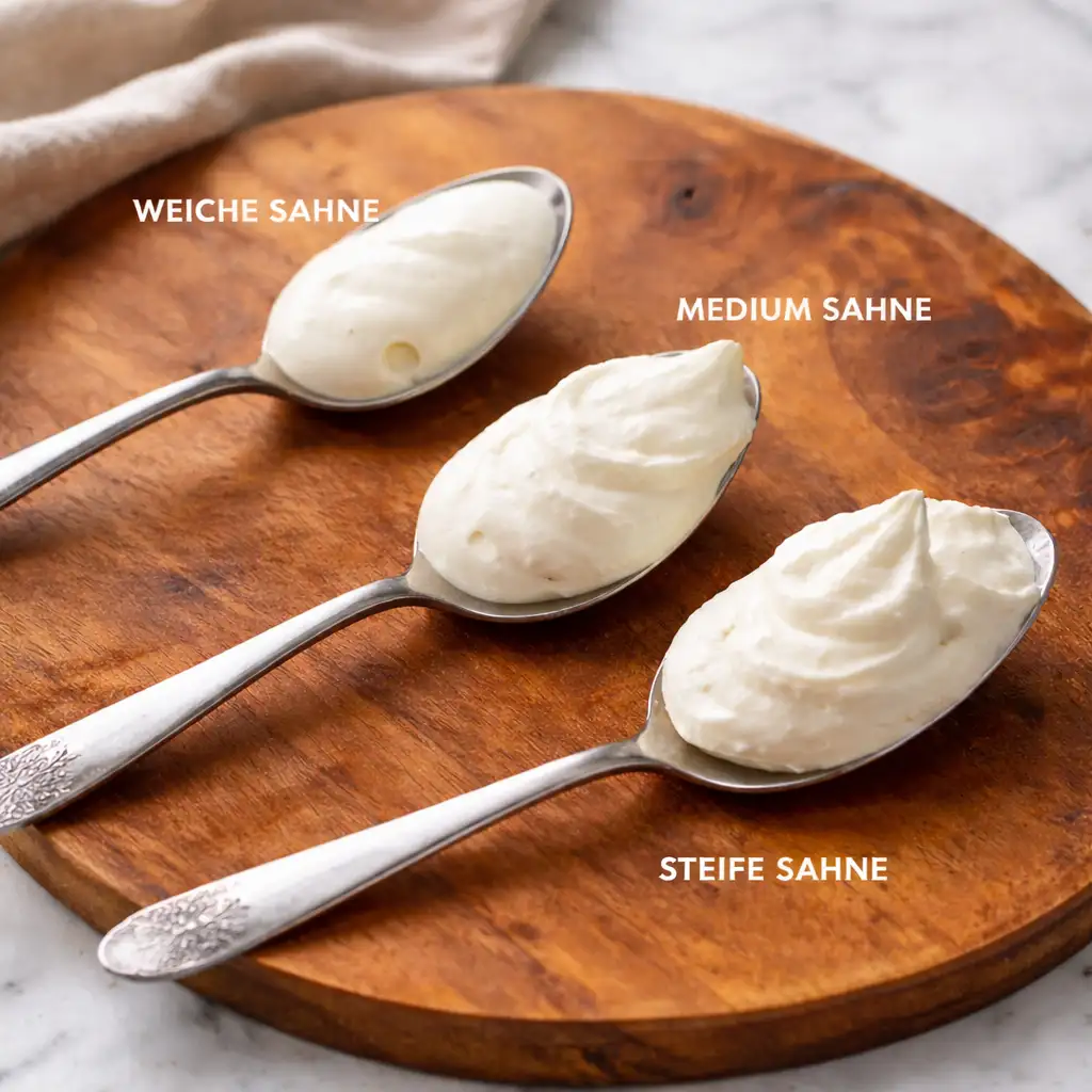 Temperatur der Sahne Temperatur