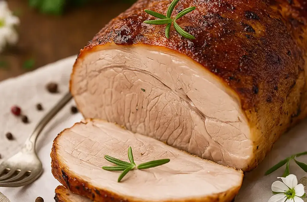 Zwiebelrostbraten – einfaches Rezept Schweinebraten – zart und saftig