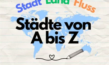 Städte von A bis Z – Stadt Land Fluss