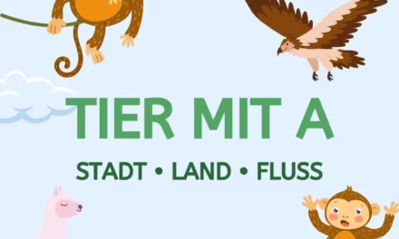 Tier mit A – Stadt Land Fluss