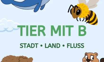 Tier mit B – Stadt Land Fluss