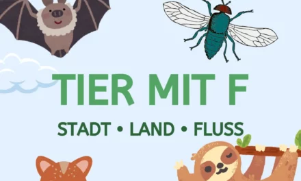 Tier mit F – Stadt Land Fluss