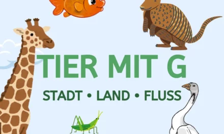 Tier mit G – Stadt Land Fluss