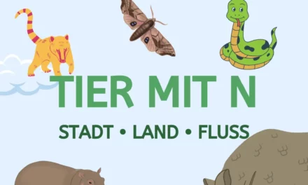 Tier mit N – Stadt Land Fluss