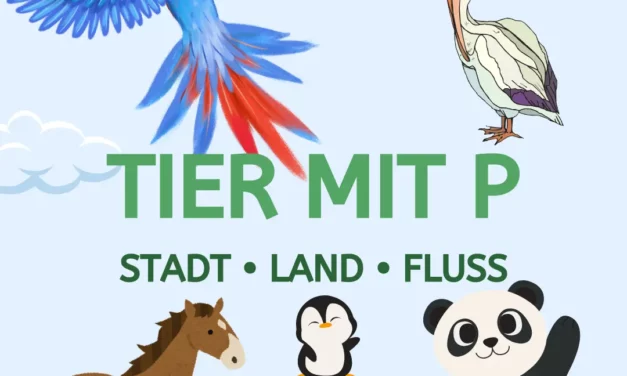 Tier mit P – Stadt Land Fluss