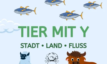 Tier mit Y – Stadt Land Fluss