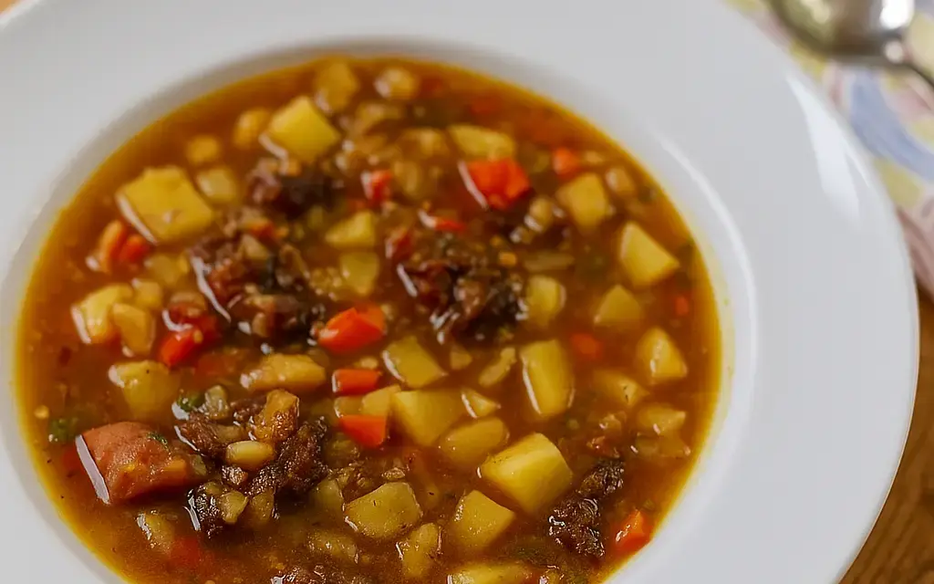 Tüffel un Plum – Kartoffeln mit Backobst (Eintopf)