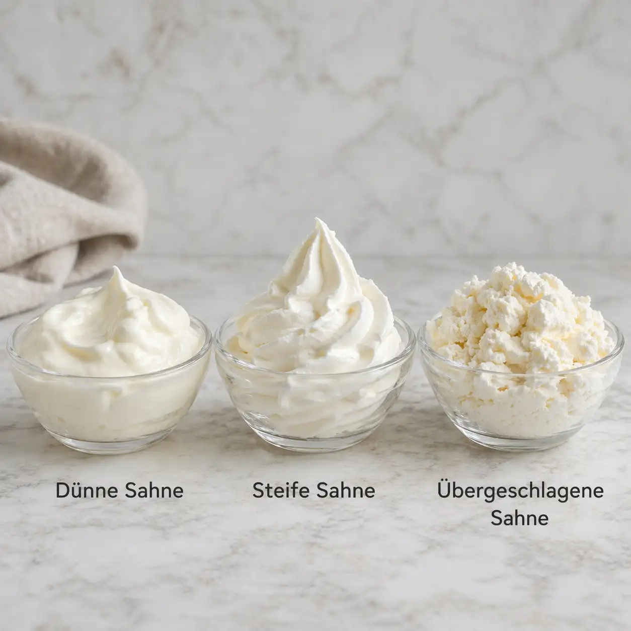 Vergleichsbild Vergleichsbild – Woran erkennt man perfekte vegane Schlagsahne?