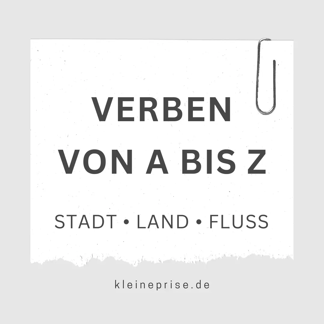 Verben von A bis Z