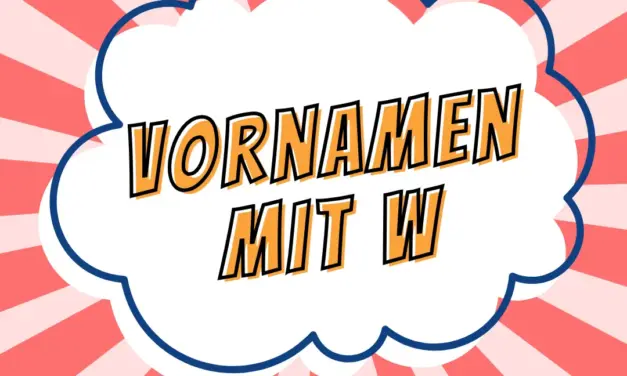 Vornamen mit W – Stadt Land Fluss