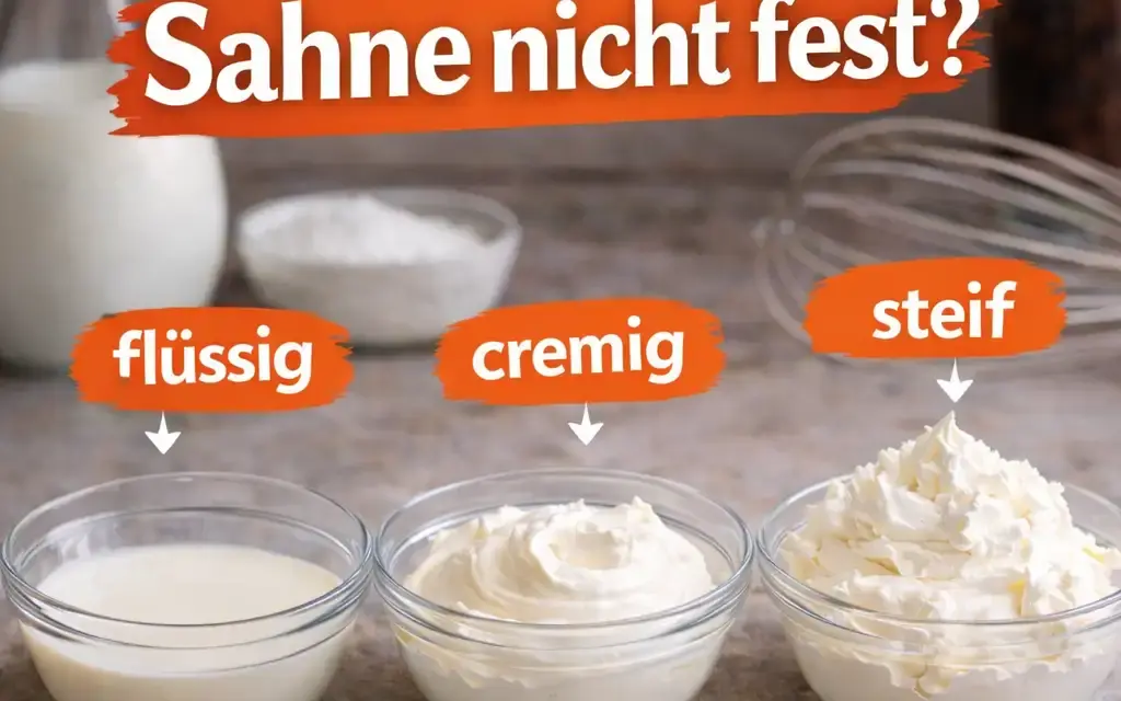 Warum wird Sahne nicht fest? Die häufigsten Ursachen und Lösungen