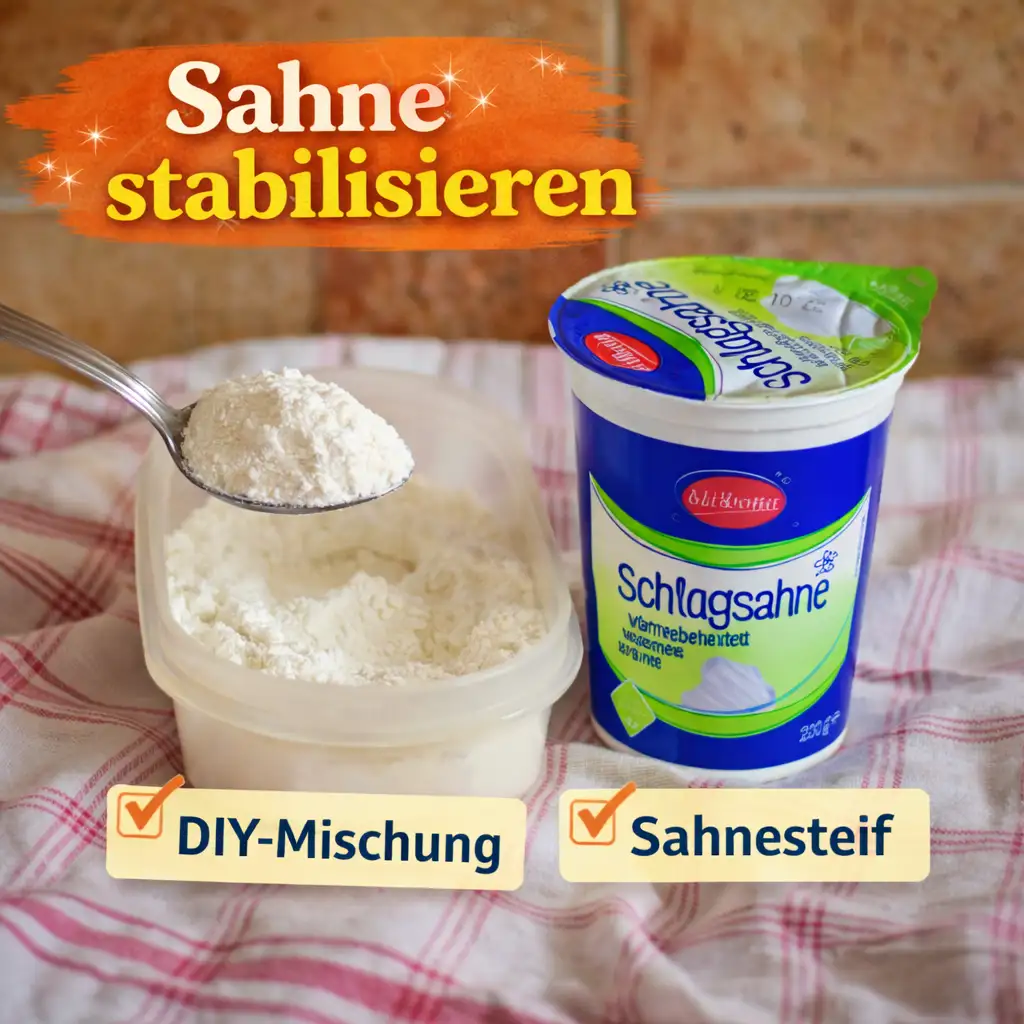 Sahne richtig stabilisieren Sahne stabilisieren