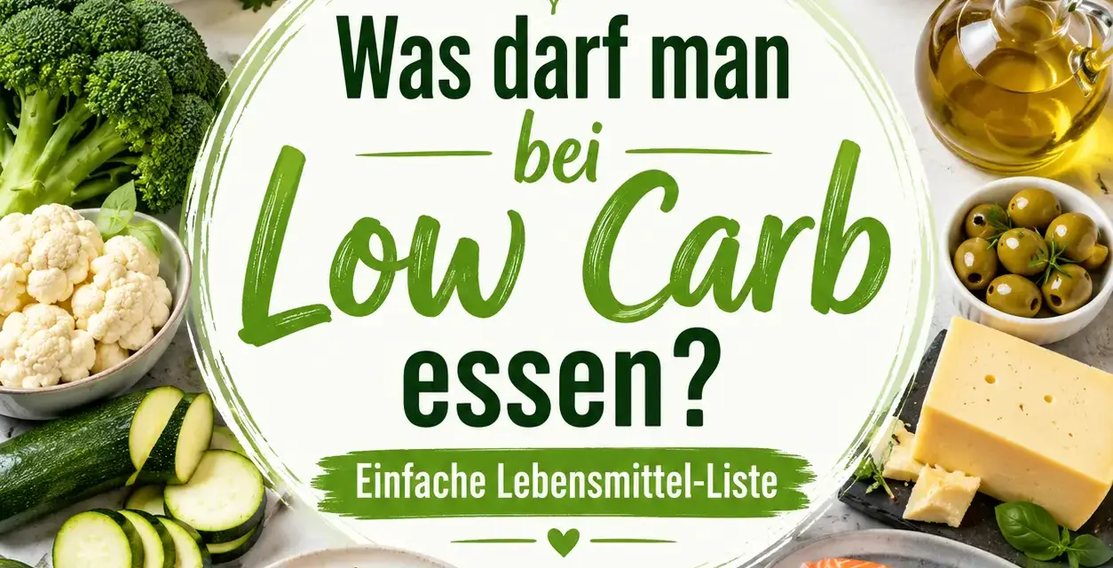Was darf man bei Low Carb essen? Einfache Lebensmittel-Liste