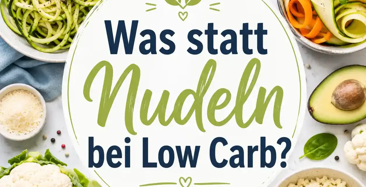 Was statt Nudeln bei Low Carb? Die besten Alternativen