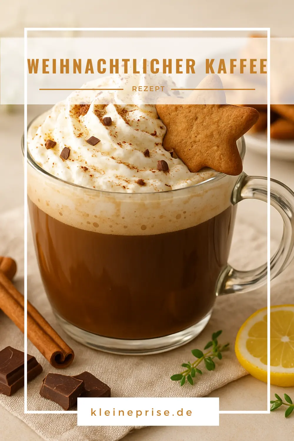 Pinterest: Weihnachtlicher Kaffee