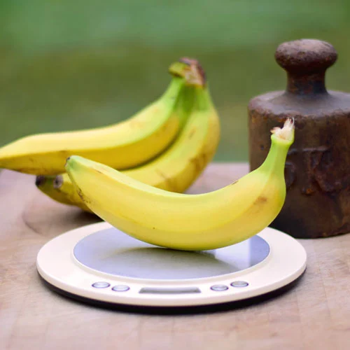 Nährwerte: Wie viel wiegt eine Banane?