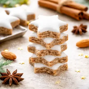 Zimtsterne – klassisches Rezept mit saftigem Kern Zimtsterne