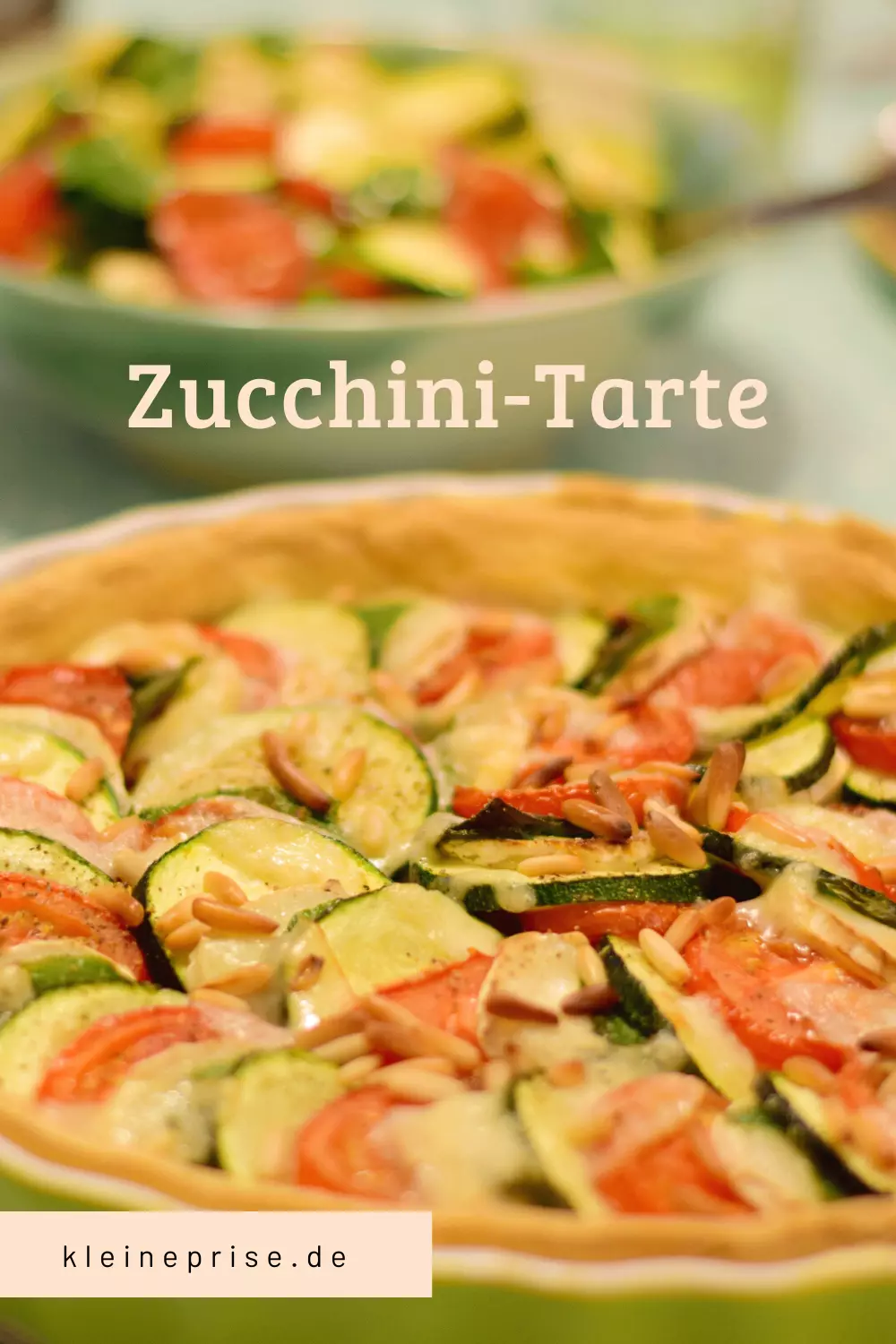 Pin es bei Pinterest: Zucchini-Tarte