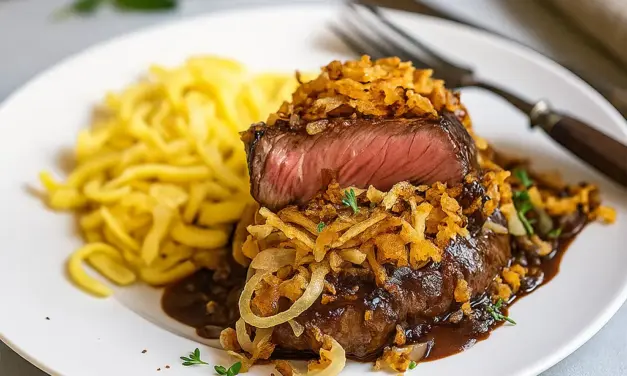 Zwiebelrostbraten – einfaches Rezept